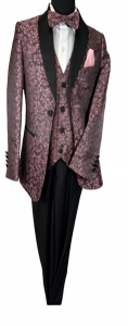 BOYS 5PC. SUIT (PINK BLACK) 2121230